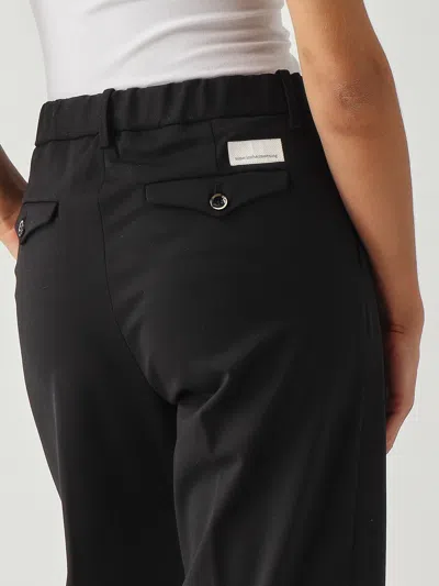 Nine In The Morning Blenda Straight Trousers In Black