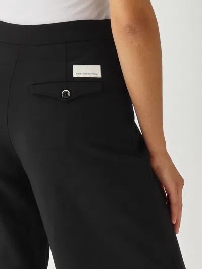 Nine In The Morning Luize Crossed Pant Trousers In Black