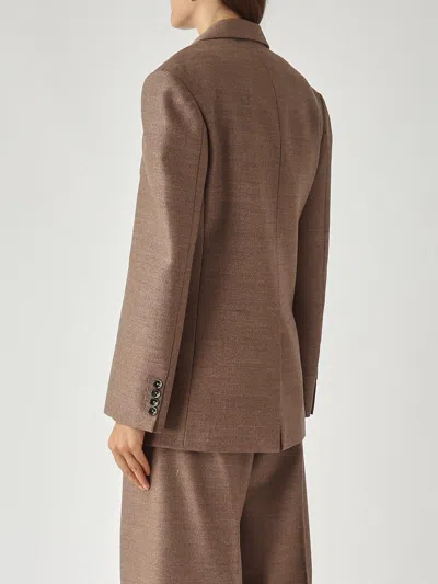 Nine In The Morning Nella Blazer Blazer In Brown