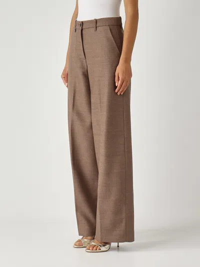 Nine In The Morning Nancy Trousers In Brown