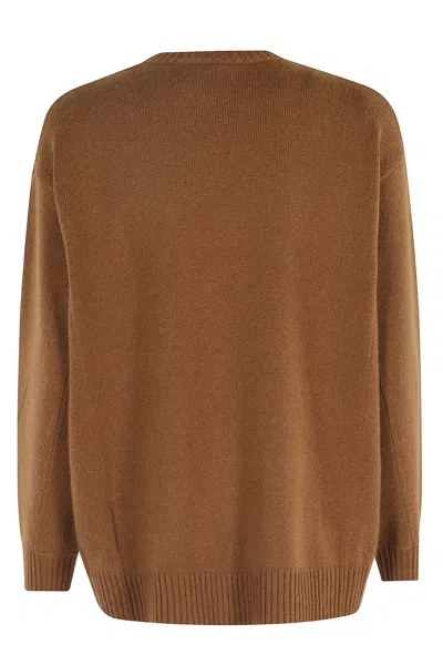 Max Mara Sweater In Brown