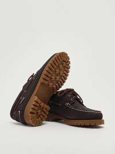 Sebago Acadia Suede Waxed Mocassino Derby Rocciatore. Realizzati In Morbido Suede Cerato Di Alta Qualità. S In Brown