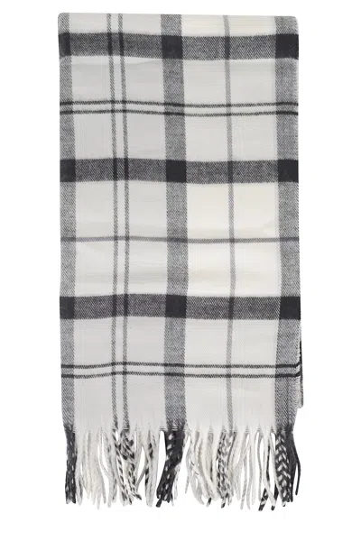 Barbour Dover Beanie Scarf In White