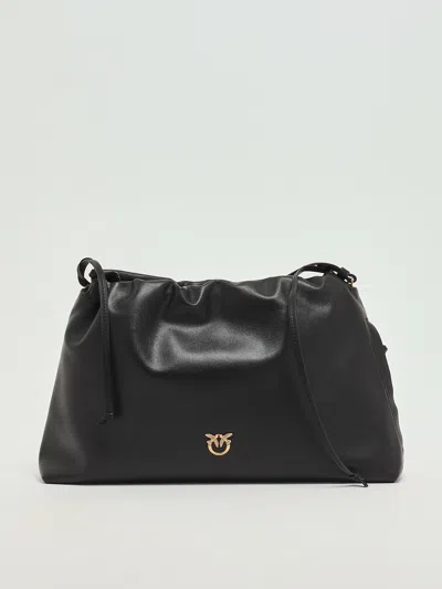 Pinko Maxy Clutch + Tracolla Clutch In Black