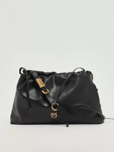 Pinko Maxy Clutch + Tracolla Clutch In Black