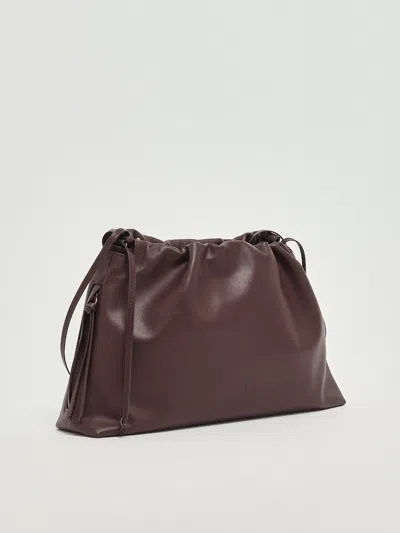 Pinko Maxy Clutch + Tracolla Clutch In Brown