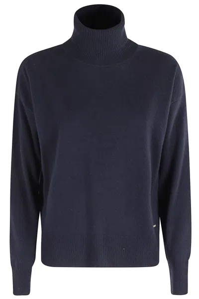 Woolrich Comfort Wool Cash Turtleneck In Blue