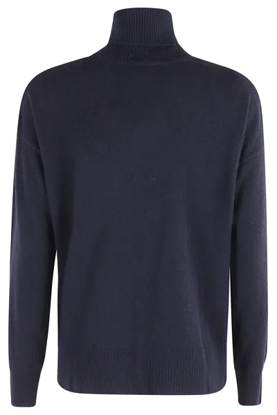 Woolrich Comfort Wool Cash Turtleneck In Blue