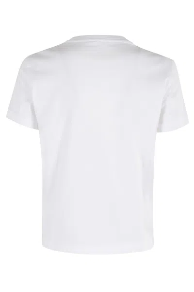 Casablanca White Cotton T-shirt With Print In White