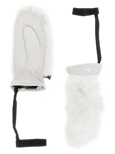Goldbergh Hill Mittens In White