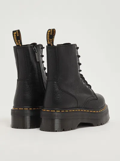 Dr. Martens Jadon Iii Leather Platform Boots In Black