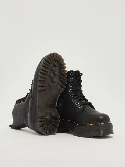 Dr. Martens Jadon Iii Leather Platform Boots In Black