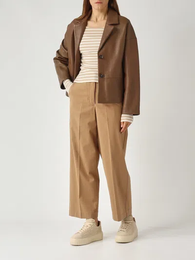 Max Mara Africa Blouse In Neutral