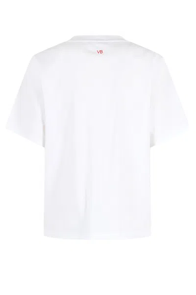 Victoria Beckham Slogan T-shirt In White