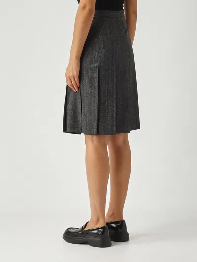 Max Mara Peter Skirt In Green