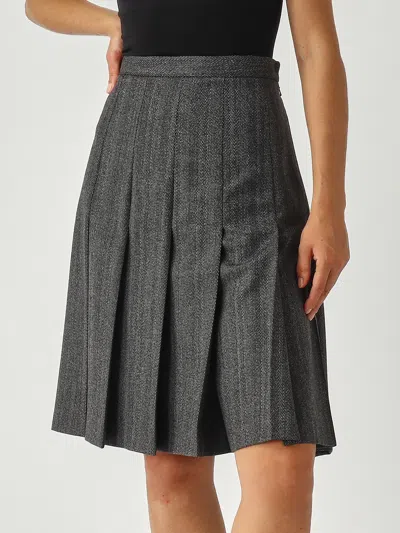 Max Mara Peter Skirt In Green
