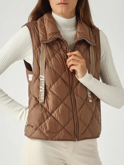 Max Mara The Cube Tregic Jacket In Brown