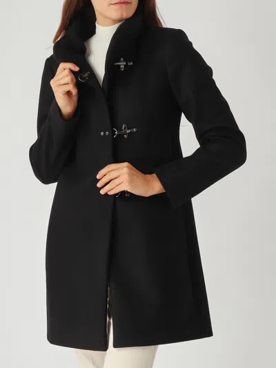 Fay Romantic Coat Foderato Coat In Black