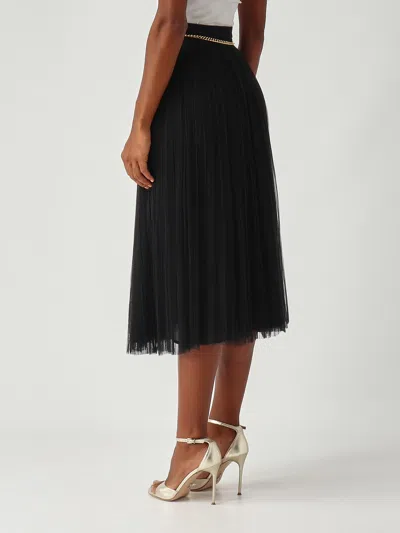Elisabetta Franchi Poliammide Skirt In Black
