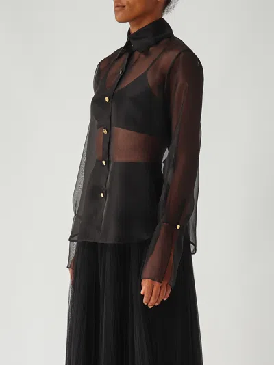 Elisabetta Franchi Seta Shirt In Blue