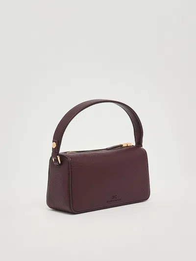Elisabetta Franchi Poliuretano Clutch In Burgundy