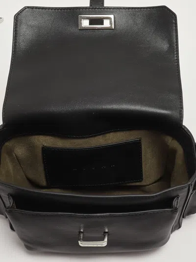 Hogan H01r Flap Bag Piccola Clutch In Black