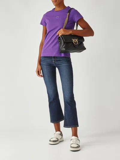 Pinko Love Puff Classic Shoulder Bag In Black