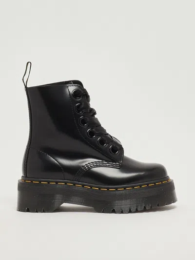 Dr. Martens Molly Boots In Black