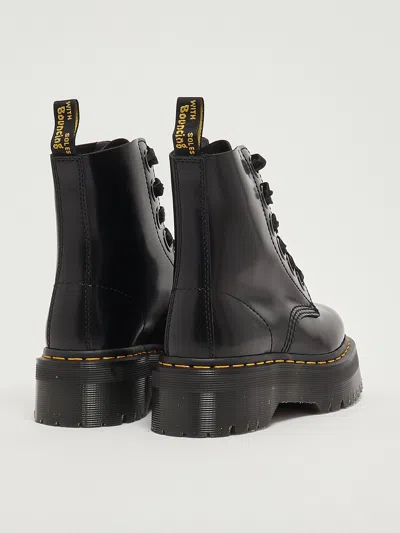 Dr. Martens Molly Boots In Black