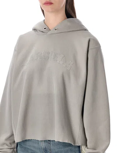 Maison Margiela Hooded Sweatshirt Dove In Gray
