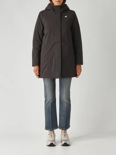 K-way Sophie Soft Touch Marmotta Jacket In Black