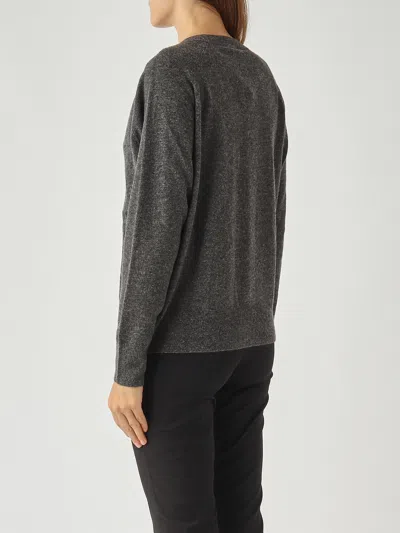 Max Mara Tenente Cardigan In Gray