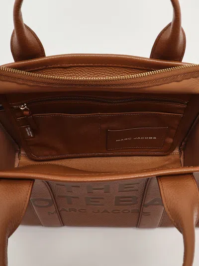 Marc Jacobs Leather Tote In Brown