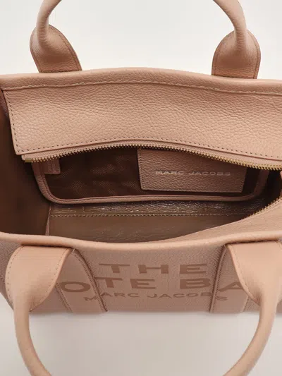 Marc Jacobs Leather Tote In Pink