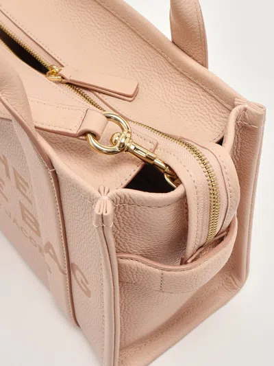 Marc Jacobs Leather Tote In Pink