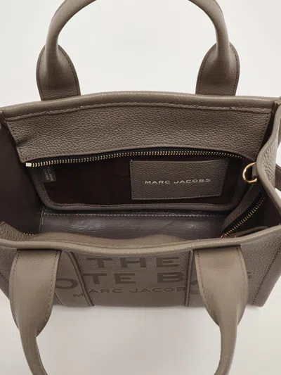 Marc Jacobs Leather Tote In Brown