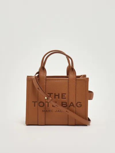 Marc Jacobs Leather Tote In Brown