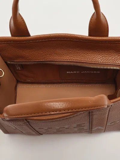Marc Jacobs Leather Tote In Brown