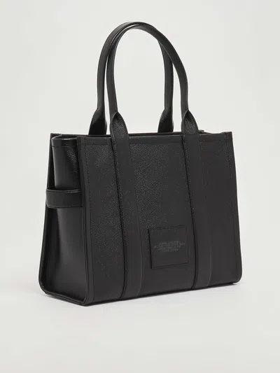 Marc Jacobs Leather Tote In Black