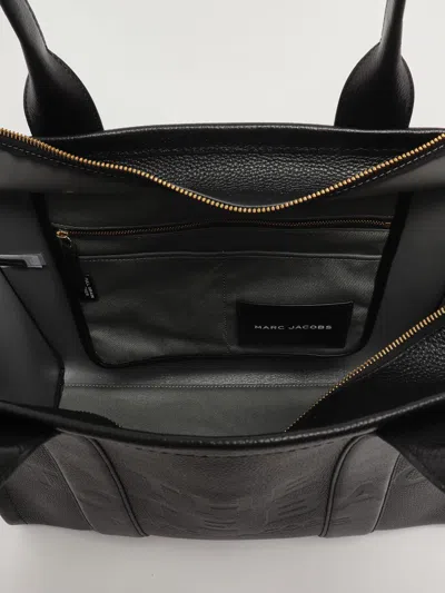 Marc Jacobs Leather Tote In Black