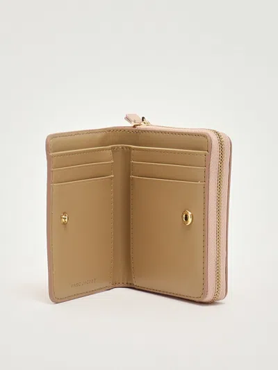 Marc Jacobs Leather Wallet In Pink