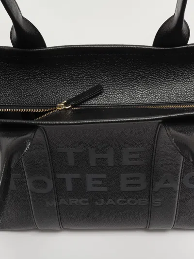 Marc Jacobs Leather Tote In Black