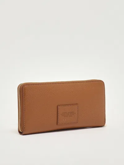 Marc Jacobs Leather Wallet In Brown