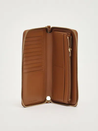 Marc Jacobs Leather Wallet In Brown
