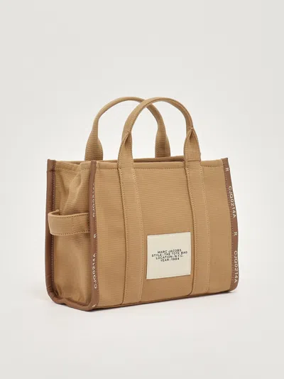 Marc Jacobs Cotone Tote In Brown
