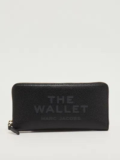 Marc Jacobs Leather Wallet In Black