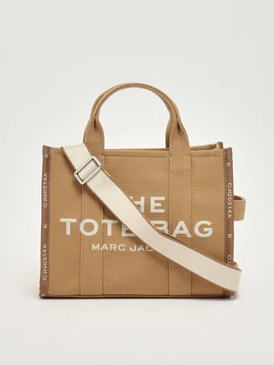 Marc Jacobs Cotone Tote In Brown