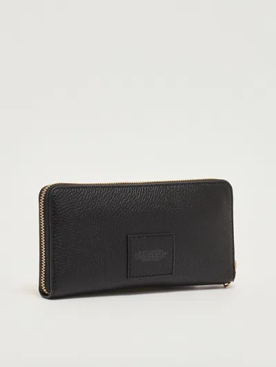 Marc Jacobs Leather Wallet In Black