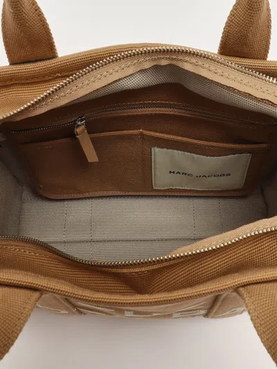 Marc Jacobs Cotone Tote In Brown
