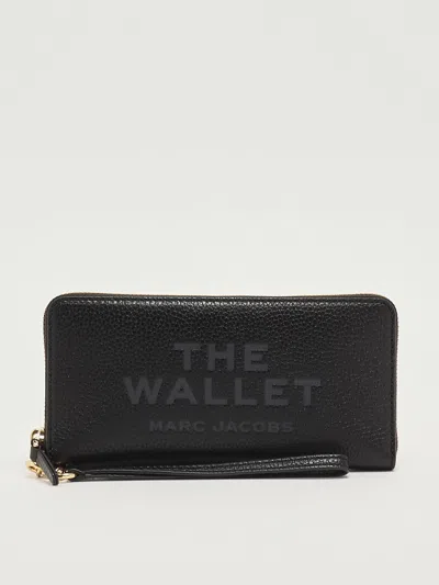 Marc Jacobs Leather Wallet In Black